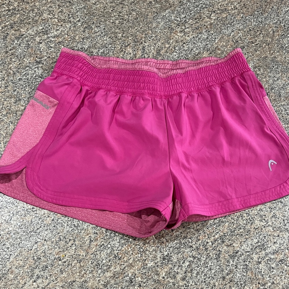 Head Pink Athletic Shorts size large